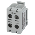 Клемма силовая вводная КСВ ЭРА NO-224-137 двойная (KE66) 6-50 мм² серая "L"