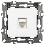 Розетка ЭРА Серия 12 12-3107-01М информационная RJ45, белый матовый