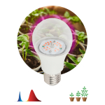 Фитолампа для растений светодиодная ЭРА FITO-12W-RB-E27-K красно-синего спектра 12 Вт Е27