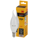 Лампочка светодиодная Kodak LED KODAK BXS-11W-865-E14 E14 / Е14 11Вт свеча на ветру холодный дневной свет Лампочка светодиодная Kodak LED KODAK BXS-11W-865-E14 E14 / Е14 11Вт свеча на ветру холодный дневной свет