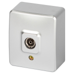 Розетка ЭРА Эксперт 11-3201-03 TV одиночная, IP20, ОУ, алюминий Розетка ЭРА Эксперт 11-3201-03 TV одиночная, IP20, ОУ, алюминий