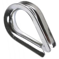 Коуш стальной оцинкованный под трос D5 DKC