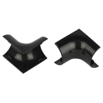 Внутренний угол ЭРА IC-KK-30-13-GR для полукруглого кабель-канала графит 30х13мм 2шт/комплект