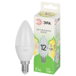 Лампочка светодиодная ЭРА GREEN LINE LED B35-12W-830-E14 GL E14 12 Вт свеча теплый свет