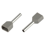 Наконечник-гильза ЭРА NO-225-98 НШвИ(2) 0,75-10 с изолированным фланцем (упаковка 50 шт.)