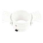 Светильник встраиваемый алюминиевый ЭРА KL99 WH безрамочный под штукатурку под лампу MR16 GU5.3 белый