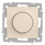 Светорегулятор Intro Accent 6-401-02 поворотный, 600Вт 230В, IP20, СУ, слоновая кость