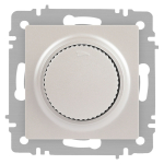 Светорегулятор Intro Accent 6-401-06 поворотный, 600Вт 230В, IP20, СУ, перламутр