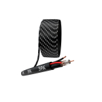 Кабель для аналогового видеонаблюдения ЭРА K-0.75-PE КВК-П-2 +2x0,75 мм², бухта 200 метров, чёрный