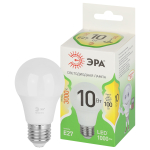 Лампочка светодиодная ЭРА GREEN LINE LED A60-10W-830-E27 GL E27 10 Вт груша теплый свет Лампочка светодиодная ЭРА GREEN LINE LED A60-10W-830-E27 GL E27 10 Вт груша теплый свет