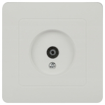Розетка Intro 7-301-01 Style TV одиночная, IP20, СУ, белый