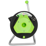 Удлинитель силовой ЭРА GREEN LINE GAZ-2x1-40m Greenline на катушке пластик 1 розетка без заземления 40м ПВС 2x1мм2