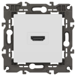 Розетка ЭРА Elegance 14-3114-01М HDMI, белый матовый