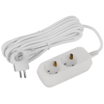 Удлинитель электрический ЭРА UDL-16-250-E Greenline 2 розетки с заземлением 5м ПВС 3x1мм2