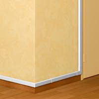 Мини-плинтус 20x12,5 мм 2 отделения длина 2,1 м белый DLPlus Legrand