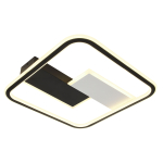 Светильник потолочный светодиодный ЭРА Модерн Henri CLL-1-104-RC BK с ДУ 104W 3000-6500К черный