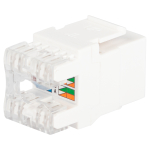 Люки ЭРА ОФИС 18-8002-01 Коннектор RJ45 CAT6 UTP Keystone, цвет белый