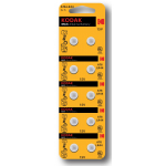 Батарейки Kodak AG13 (357) LR1154, LR44 [KAG13-10] MAX Button Cell (100/1000/70000)