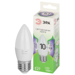 Лампочка светодиодная ЭРА GREEN LINE LED B35-10W-865-E27 GL E27 10 Вт свеча холодный свет Лампочка светодиодная ЭРА GREEN LINE LED B35-10W-865-E27 GL E27 10 Вт свеча холодный свет