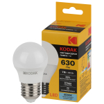 Лампочка светодиодная Kodak LED KODAK P45-7W-840-E27 E27 / Е27 7Вт шар нейтральный белый свет Лампочка светодиодная Kodak LED KODAK P45-7W-840-E27 E27 / Е27 7Вт шар нейтральный белый свет