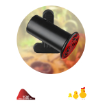 Светильник для рептилий на прищепке для ультрафиолетовой и инфракрасной лампы ЭРА FITO-E27-CLIP 250 Вт