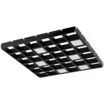 Светильник светодиодный ЭРА SPO-646-3-5K-B6 36Вт 5000К 3420Лм 89х89мм грильято 100х100 домино черный 6 кубиков драйвер