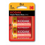 Батарейки Kodak R20-2BL SUPER HEAVY DUTY Zinc [KDHZ-2] (24/120/5040)