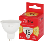 Лампа светодиодная ЭРА RED LINE LED MR16-15W-827-GU5.3 R 15Вт софит теплый белый свет GU5.3