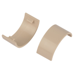 Соединитель ЭРА C-KK-20-12-B на стык для полукруглого кабель-канала бежевый 20х12мм 2шт/комплект