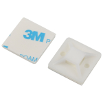 Площадка самоклеящаяся под хомуты ЭРА NO-225-302 25х25 мм белая 50 штук