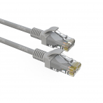 Патч корд ЭРА Simple PC-2U-A U/UTP категория 5e, длина 2 метра, неэкранированный, серый