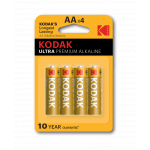 Батарейки Kodak LR6-4BL ULTRA PREMIUM Alkaline [ KAA-4 UD] (80/400/17600)