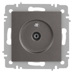 Розетка Intro Accent 6-301-09 TV одиночная, IP20, СУ, титан