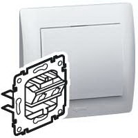 Розетка телефонная Legrand PRO21 775937 двухместная RJ45 ISDN 4 контакта Legrand