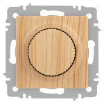 Светорегулятор Intro Accent 6-401-11 поворотный, 600Вт 230В, IP20, СУ, сосна