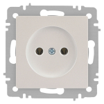 Розетка Intro Accent 6-201-06 2P, 16А-250В, IP20, СУ, перламутр