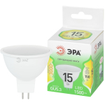 Лампа светодиодная ЭРА GREEN LINE LED MR16-15W-830-GU5.3 GL 15Вт софит теплый свет GU5.3