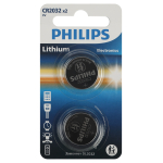 Батарейки Philips CR2032P2/51 литиевые 2шт. CR2032-2BL (2/40/400/56000)