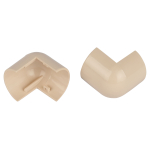 Внешний угол ЭРА OC-KK-30-13-B для полукруглого кабель-канала бежевый 30х13мм 2шт/комплект