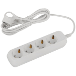 Удлинитель электрический ЭРА UDL-10-430-E Greenline 4 розетки с заземлением 3м ПВС 3x0.75мм2