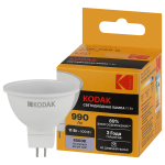 Лампочка светодиодная Kodak LED KODAK MR16-11W-865-GU5.3 GU5.3 11Вт софит холодный дневной свет Лампочка светодиодная Kodak LED KODAK MR16-11W-865-GU5.3 GU5.3 11Вт софит холодный дневной свет