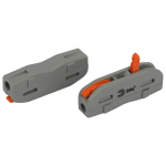 Клемма ЭРА NO-225-393 проходная 222-2411 с рычагами 1 полюс 0.08-2.5/4 мм2 упаковка 25 шт
