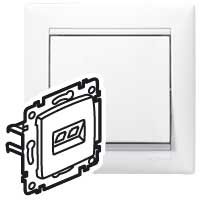 VALENA DIY Розетка компьютерная RJ45 категория 5Е UTP с захватами белый