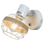 Светильник настенно-потолочный  спот Rivoli Anselma 7034-701 1 x E14 40 Вт поворотный с выключателем