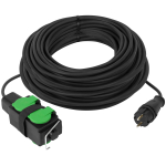 Удлинитель силовой ЭРА GREEN LINE UDL-KG-2x2,5m-30m-IP44 с крышками 4 розетки 30м КГ 2x2.5мм2 IP44