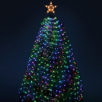 Светодиодная новогодняя гирлянда ЭРА ERASG -03 нить со звездой на елку RGB 1,5 м упр. через мобильное приложение