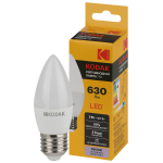 Лампочка светодиодная Kodak LED KODAK B35-7W-865-E27 E27 / Е27 7Вт свеча холодный дневной свет Лампочка светодиодная Kodak LED KODAK B35-7W-865-E27 E27 / Е27 7Вт свеча холодный дневной свет