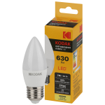 Лампочка светодиодная Kodak LED KODAK B35-7W-830-E27 E27 / Е27 7Вт свеча теплый белый свет Лампочка светодиодная Kodak LED KODAK B35-7W-830-E27 E27 / Е27 7Вт свеча теплый белый свет
