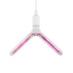 Фитолампа для растений светодиодная ЭРА GREEN LINE ФИТО-20W-PL-E27-GR 2-х лепестковая красно-синего спектра 24 Вт Е27 Фитолампа для растений светодиодная ЭРА GREEN LINE ФИТО-20W-PL-E27-GR 2-х лепестковая красно-синего спектра 24 Вт Е27