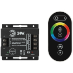 Контроллер ЭРА для светодиодной ленты с радио пультом RGBController-12/24V-288/576W-IP20-RF Контроллер ЭРА для светодиодной ленты с радио пультом RGBController-12/24V-288/576W-IP20-RF